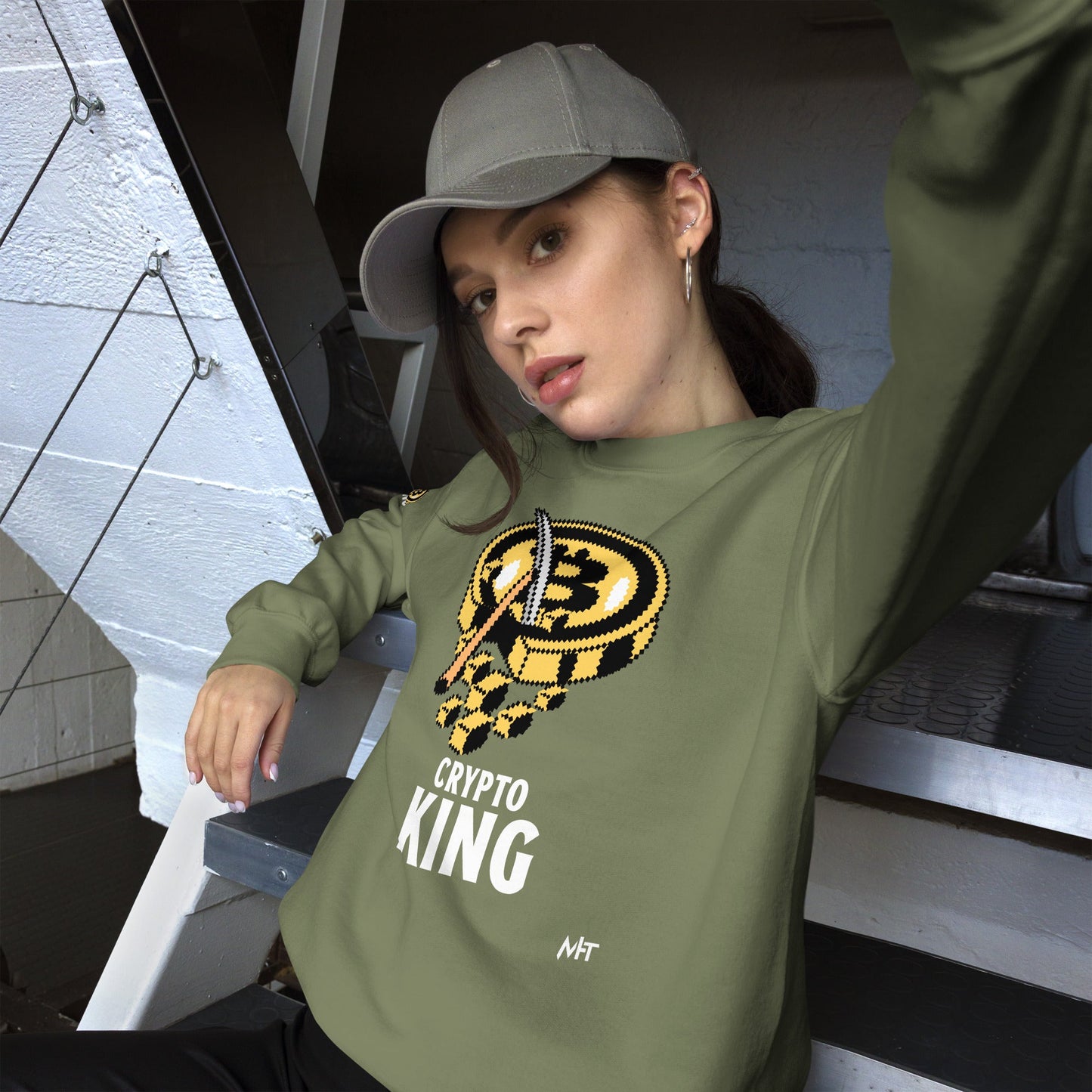 Crypto King - Unisex Sweatshirt by DarkByteGear