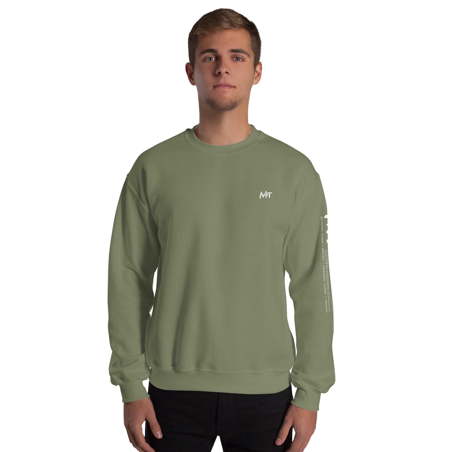 Cyber Security Blue Team V1 - Unisex Sweatshirt ( Back Print ) by DarkByteGear