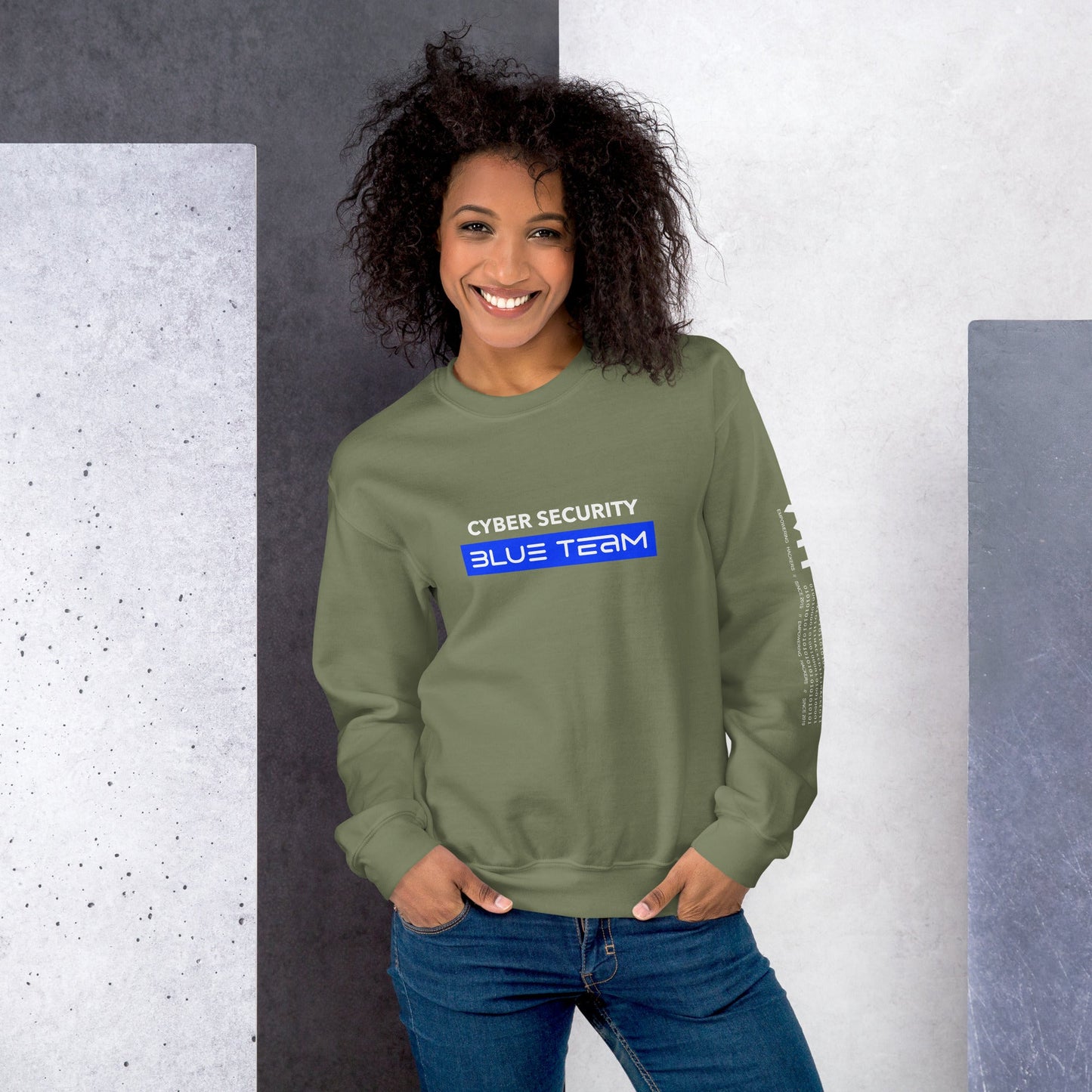 Cyber Security Blue Team V8 - Unisex Sweatshirt by DarkByteGear