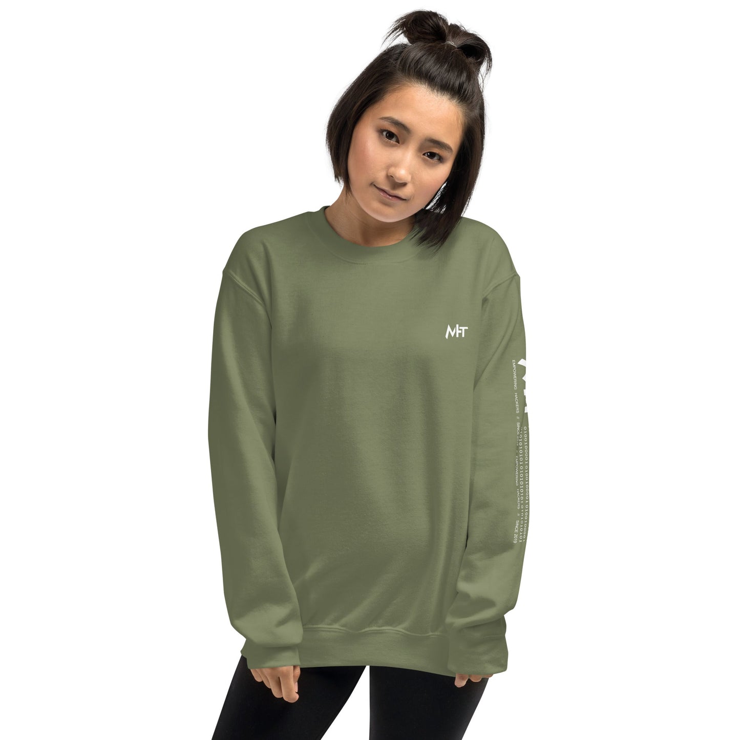 Cyber Security Blue Team V10 - Unisex Sweatshirt ( Back Print ) by DarkByteGear