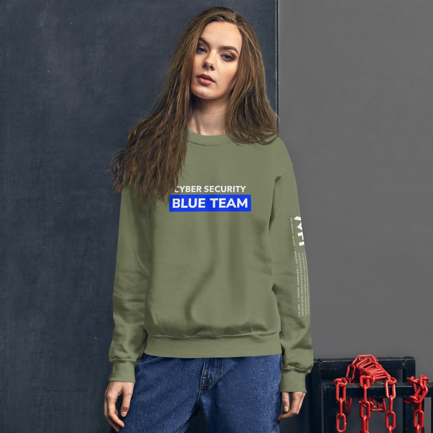 Cyber Security Blue Team V11 - Unisex Sweatshirt by DarkByteGear