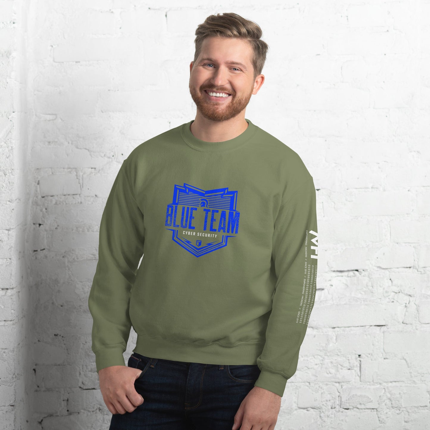 Cyber Security Blue Team V13 - Unisex Sweatshirt by DarkByteGear