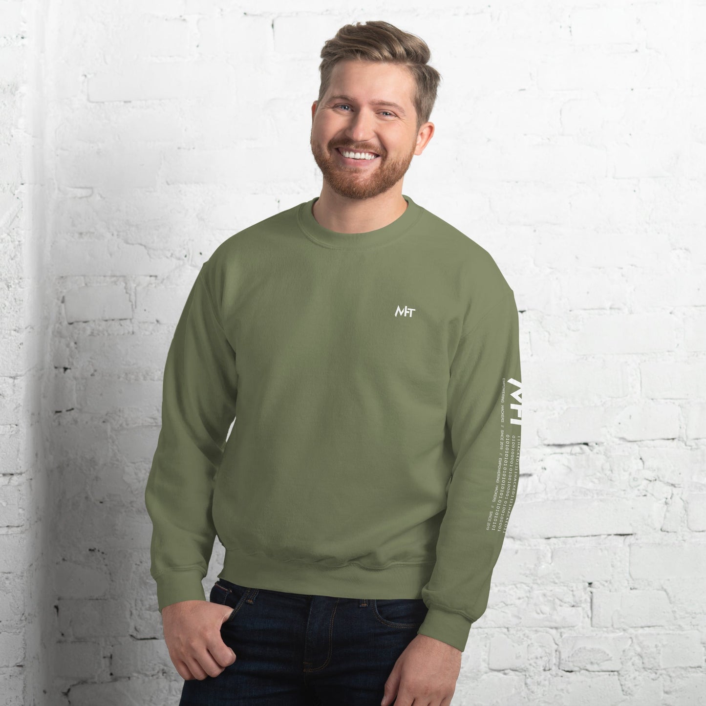 Cyber Security Blue Team V13 - Unisex Sweatshirt ( Back Print ) by DarkByteGear
