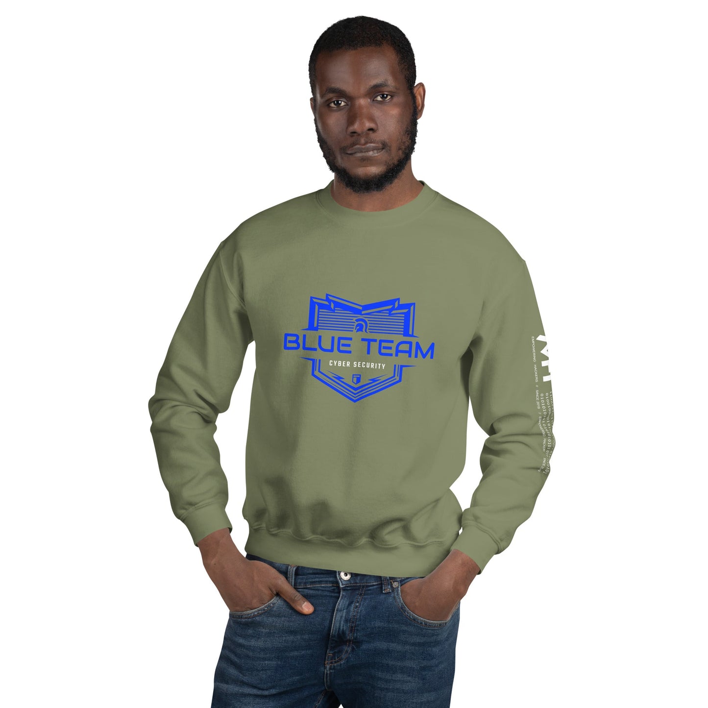 Cyber Security Blue Team V17 - Unisex Sweatshirt by DarkByteGear