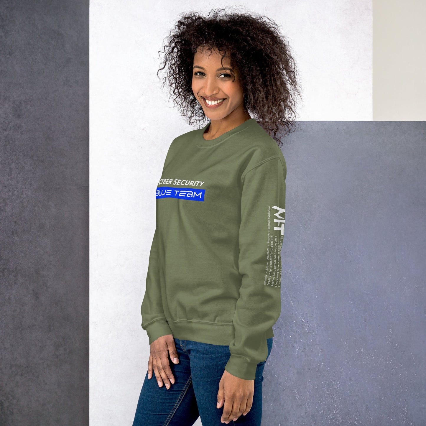 Cyber Security Blue Team V8 - Unisex Sweatshirt by DarkByteGear