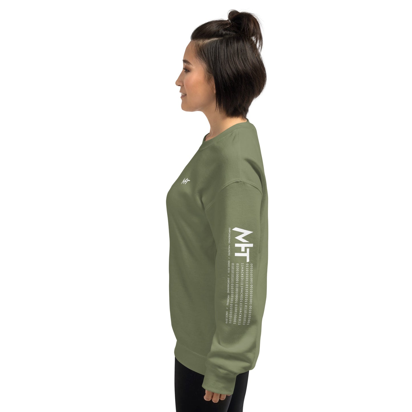 Cyber Security Blue Team V10 - Unisex Sweatshirt ( Back Print ) by DarkByteGear