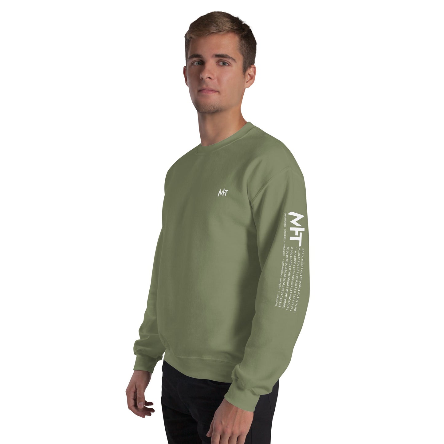 Cyber Security Blue Team V1 - Unisex Sweatshirt ( Back Print ) by DarkByteGear