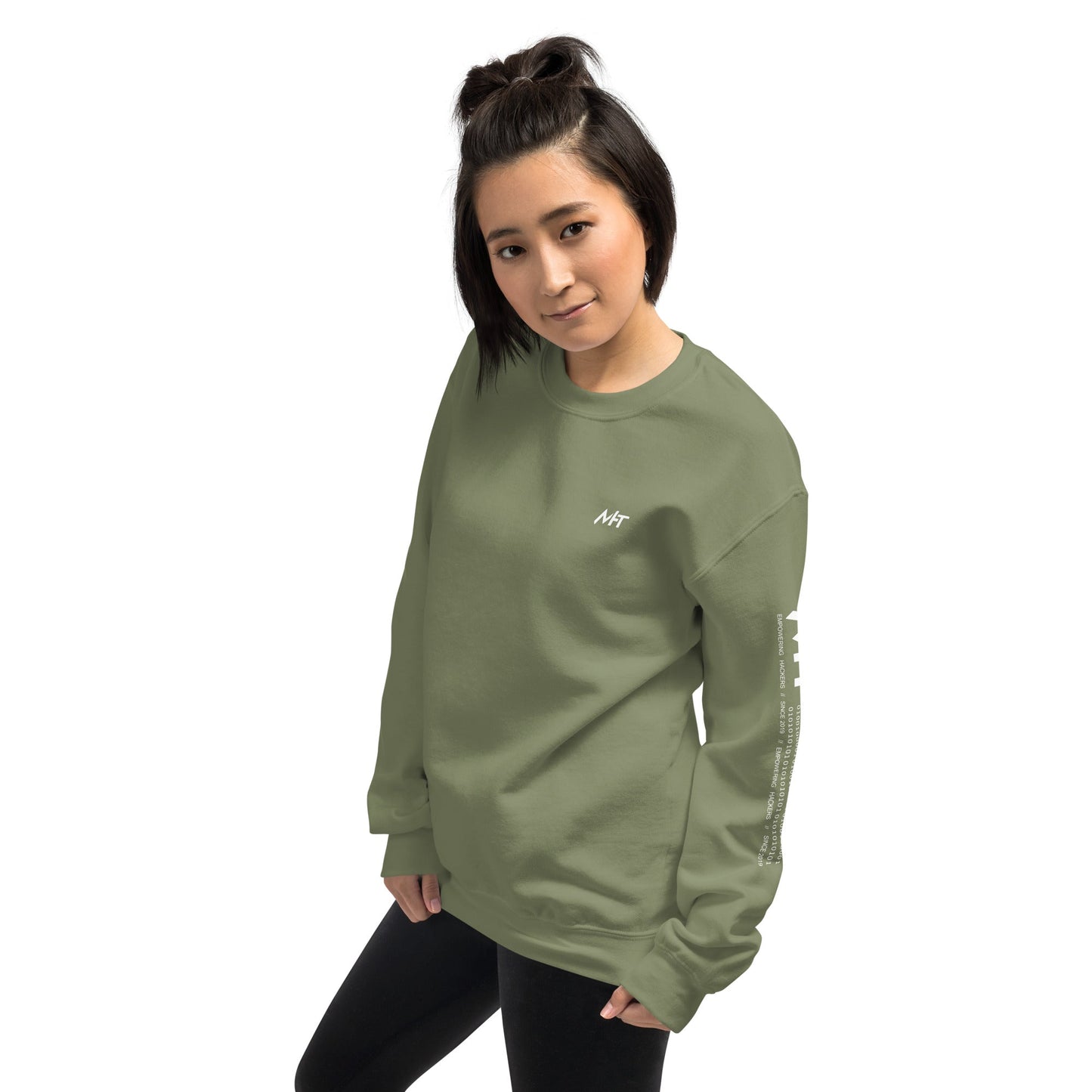 Cyber Security Blue Team V10 - Unisex Sweatshirt ( Back Print ) by DarkByteGear