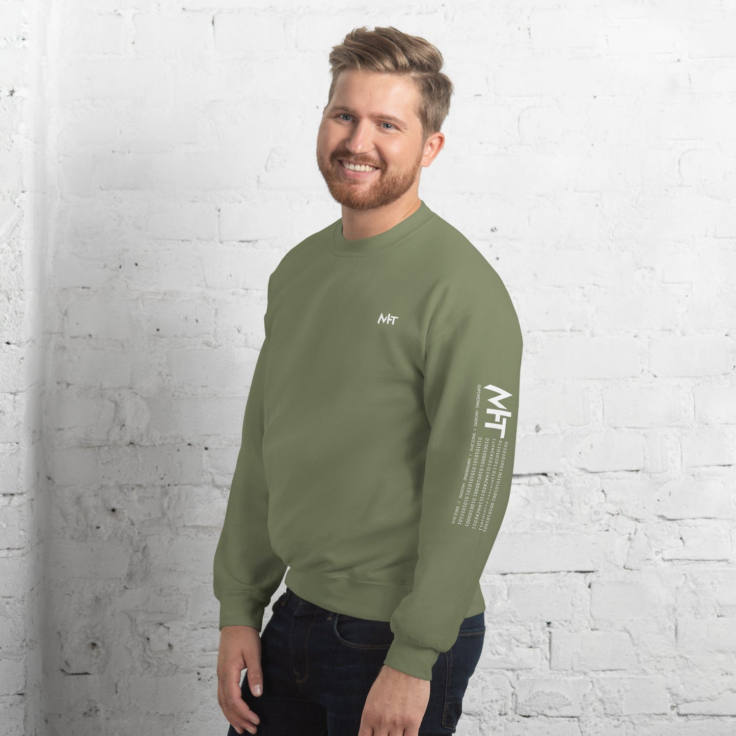 Cyber Security Blue Team V13 - Unisex Sweatshirt ( Back Print ) by DarkByteGear