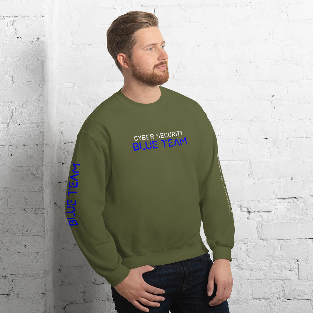Cybersecurity Blue Team v4 - Unisex Sweatshirt by DarkByteGear