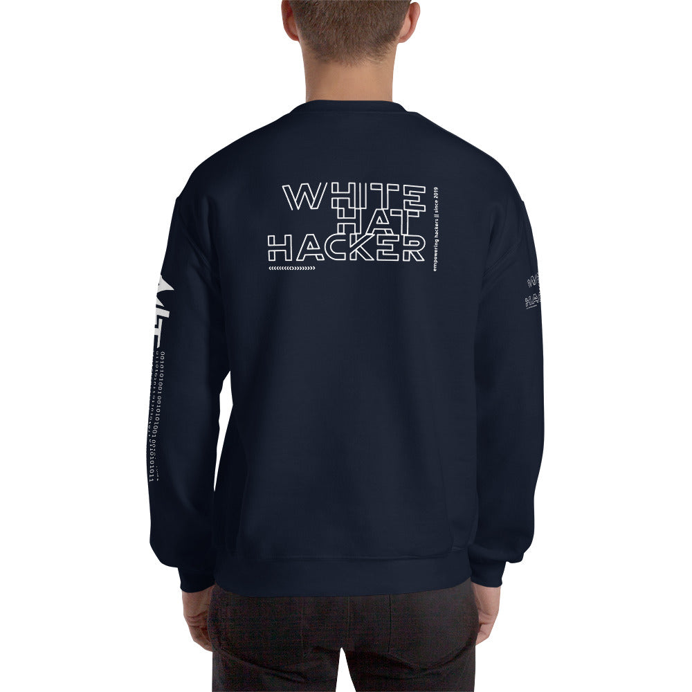 White Hat Hacker - Unisex Sweatshirt (all sides print) by DarkByteGear