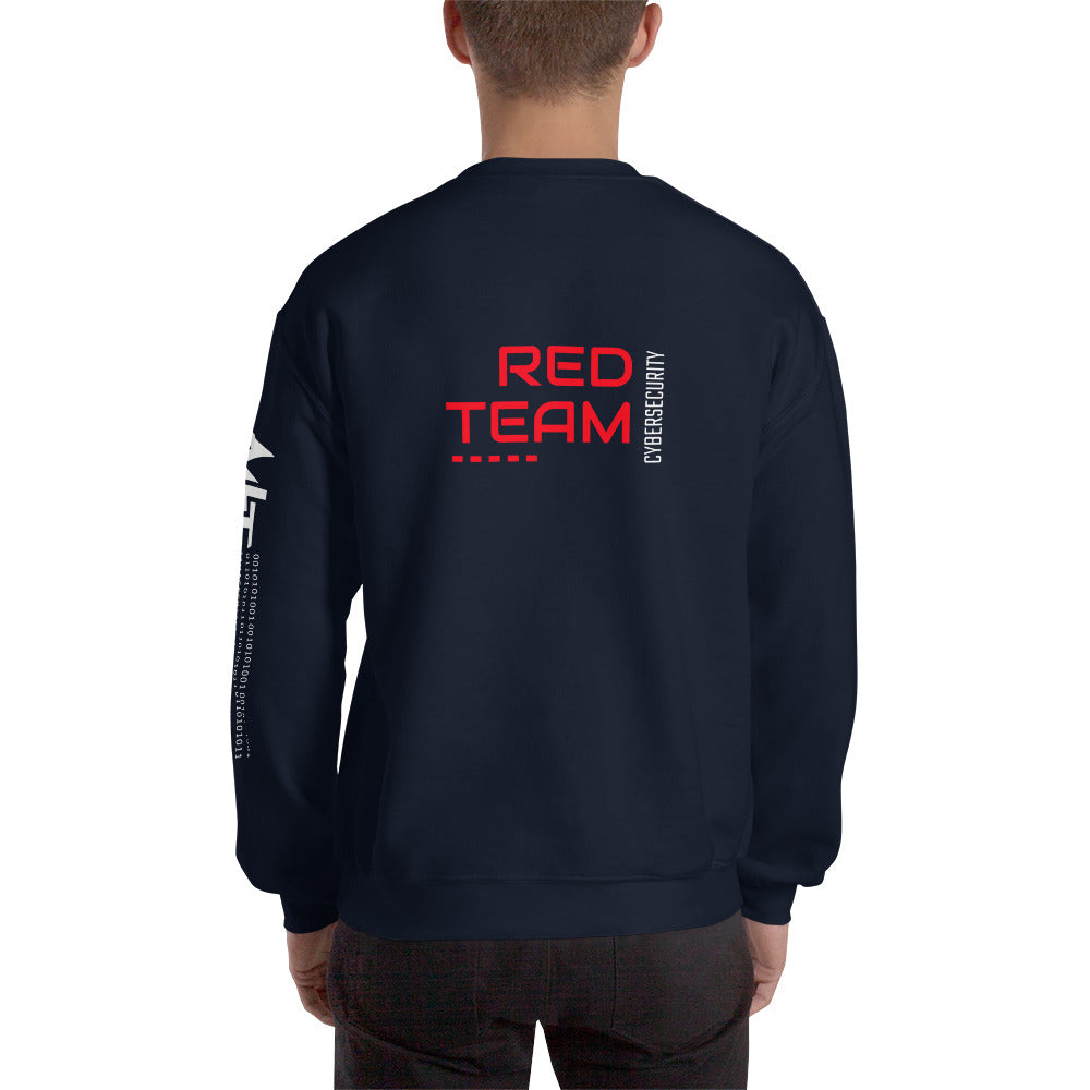 Cyber Security Red Team V14 - Unisex Sweatshirt ( Back Print ) by DarkByteGear