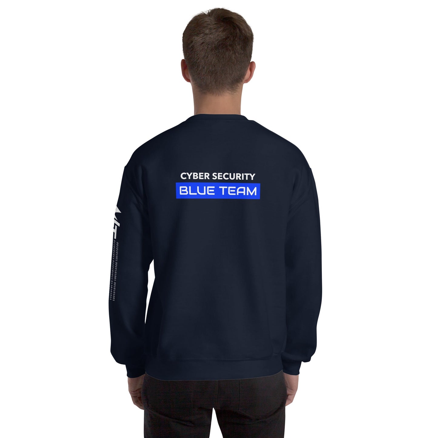 Cyber Security Blue Team V12 - Unisex Sweatshirt ( Back Print ) by DarkByteGear