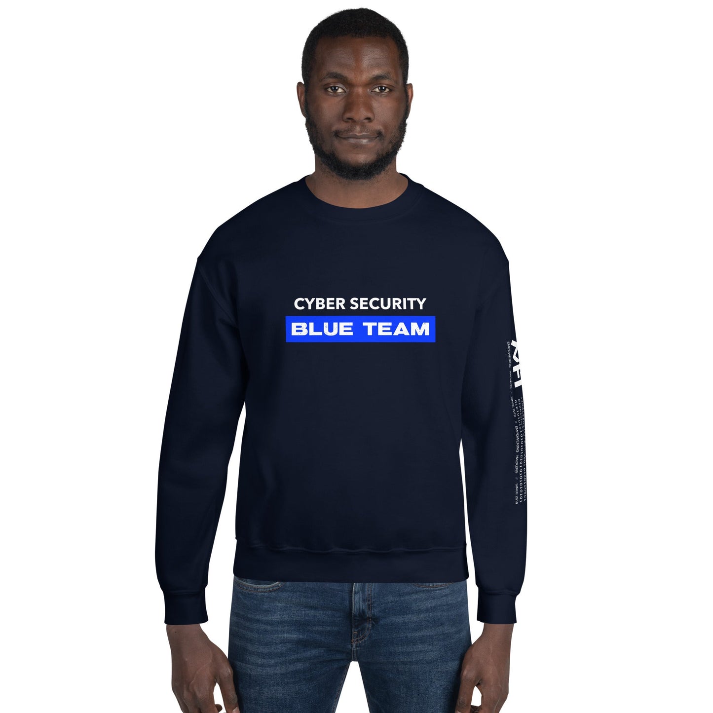 Cyber Security Blue Team V9 - Unisex Sweatshirt by DarkByteGear