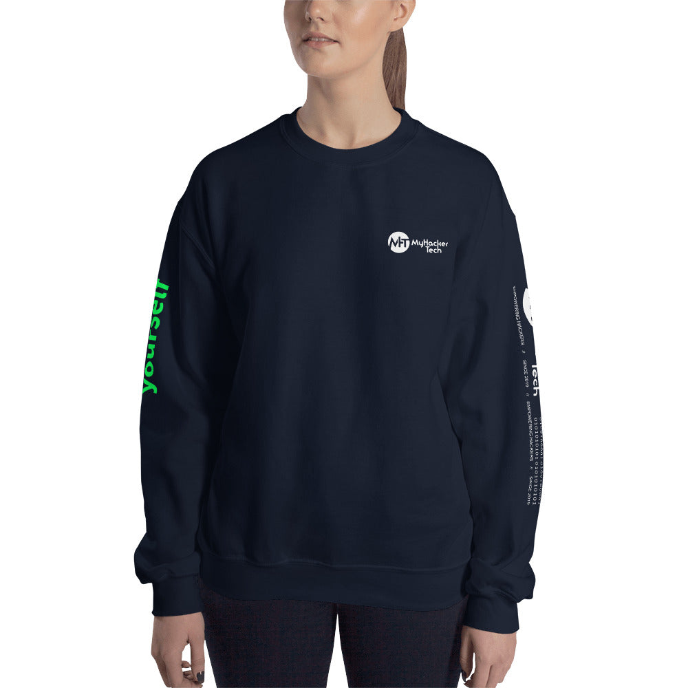 sudo rm -f yourself - Unisex Sweatshirt (all sides print) by DarkByteGear