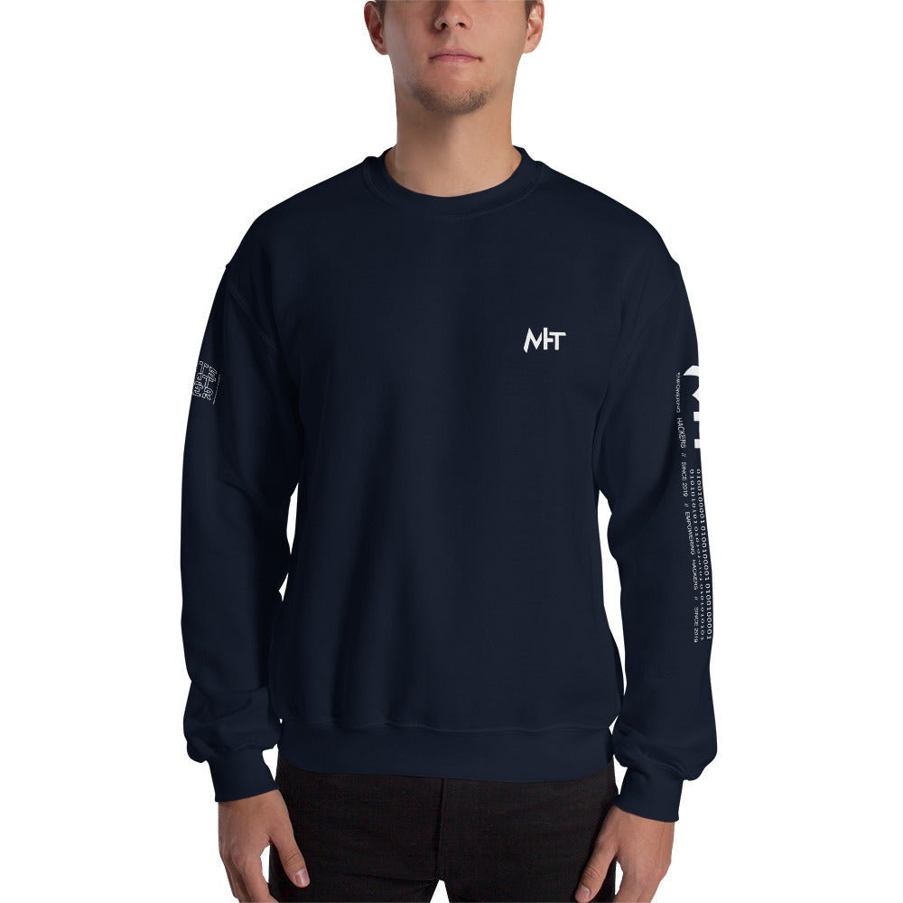 White Hat Hacker - Unisex Sweatshirt (all sides print) by DarkByteGear