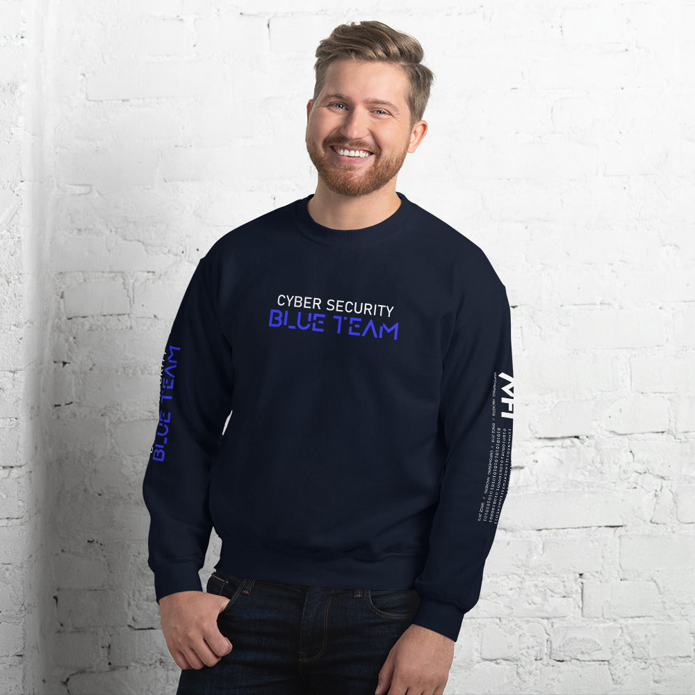 Cybersecurity Blue Team v4 - Unisex Sweatshirt by DarkByteGear