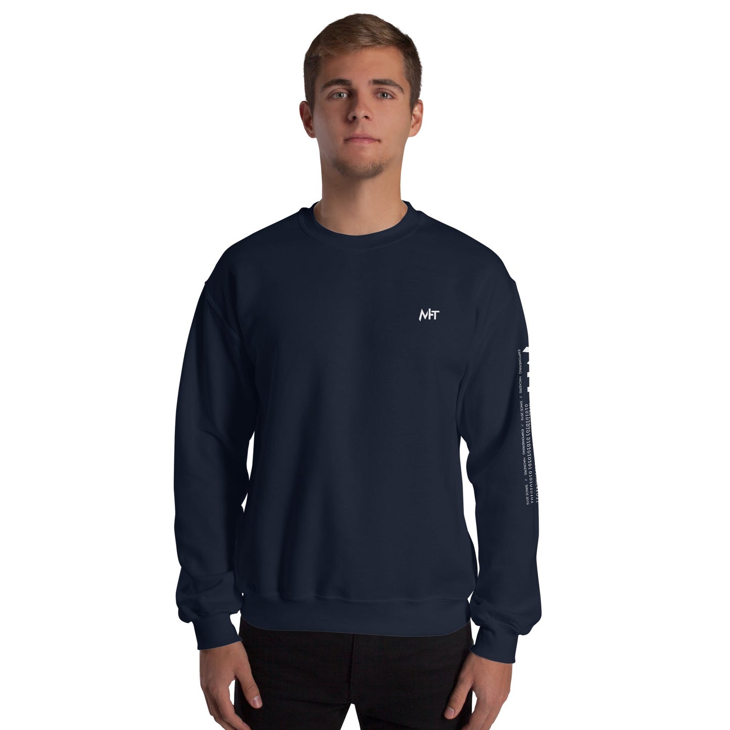 Cyber Security Blue Team V1 - Unisex Sweatshirt ( Back Print ) by DarkByteGear