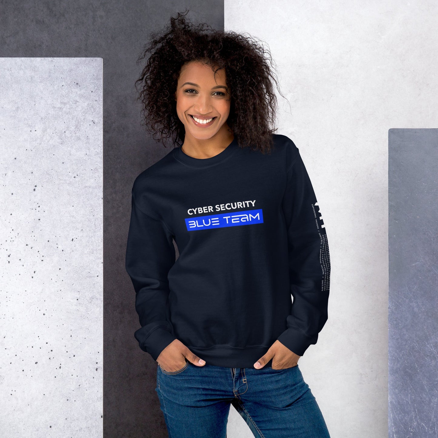 Cyber Security Blue Team V8 - Unisex Sweatshirt by DarkByteGear