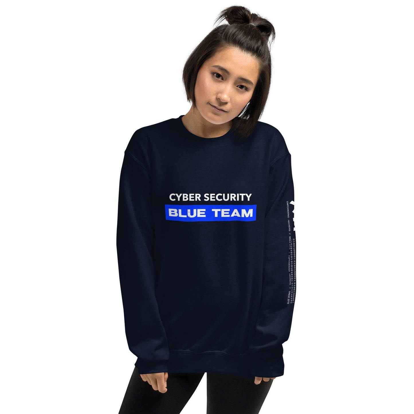 Cyber Security Blue Team V9 - Unisex Sweatshirt by DarkByteGear