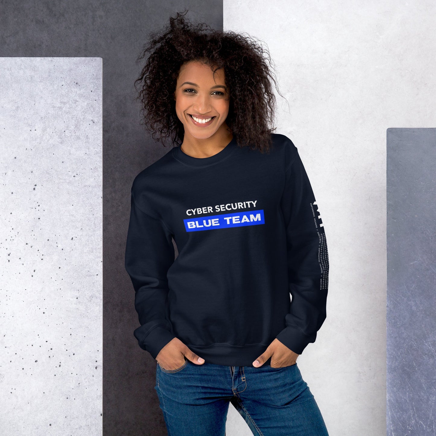 Cyber Security Blue Team V9 - Unisex Sweatshirt by DarkByteGear