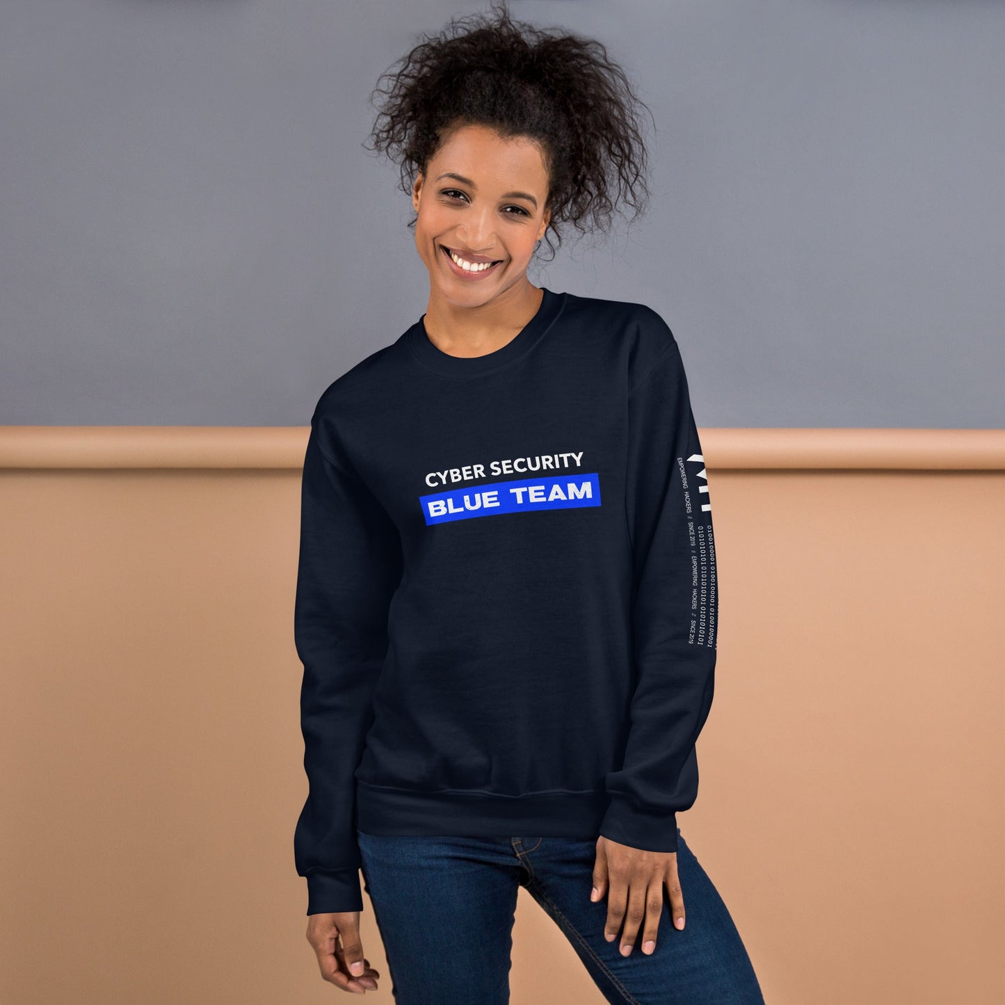 Cyber Security Blue Team V9 - Unisex Sweatshirt by DarkByteGear