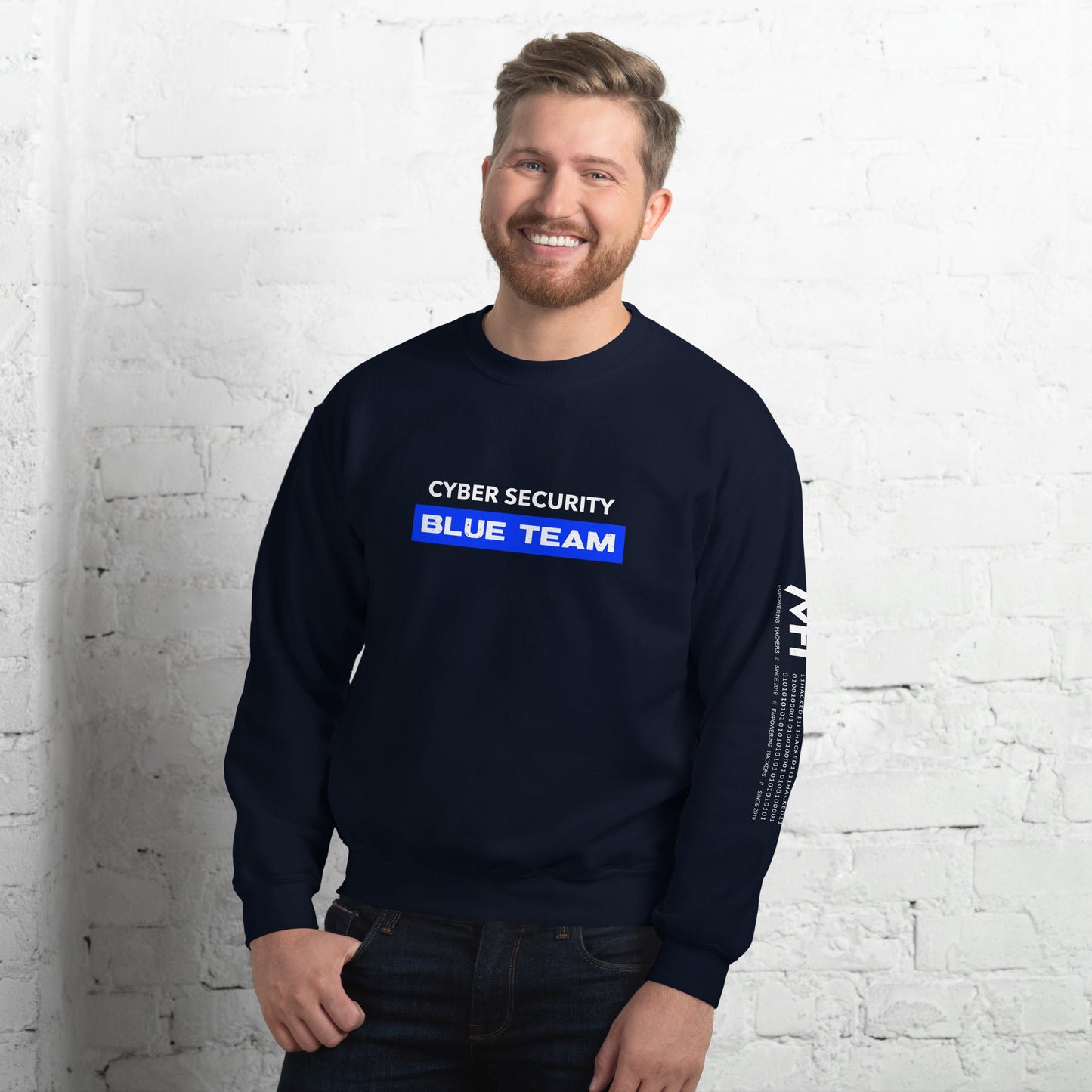 Cyber Security Blue Team V9 - Unisex Sweatshirt by DarkByteGear