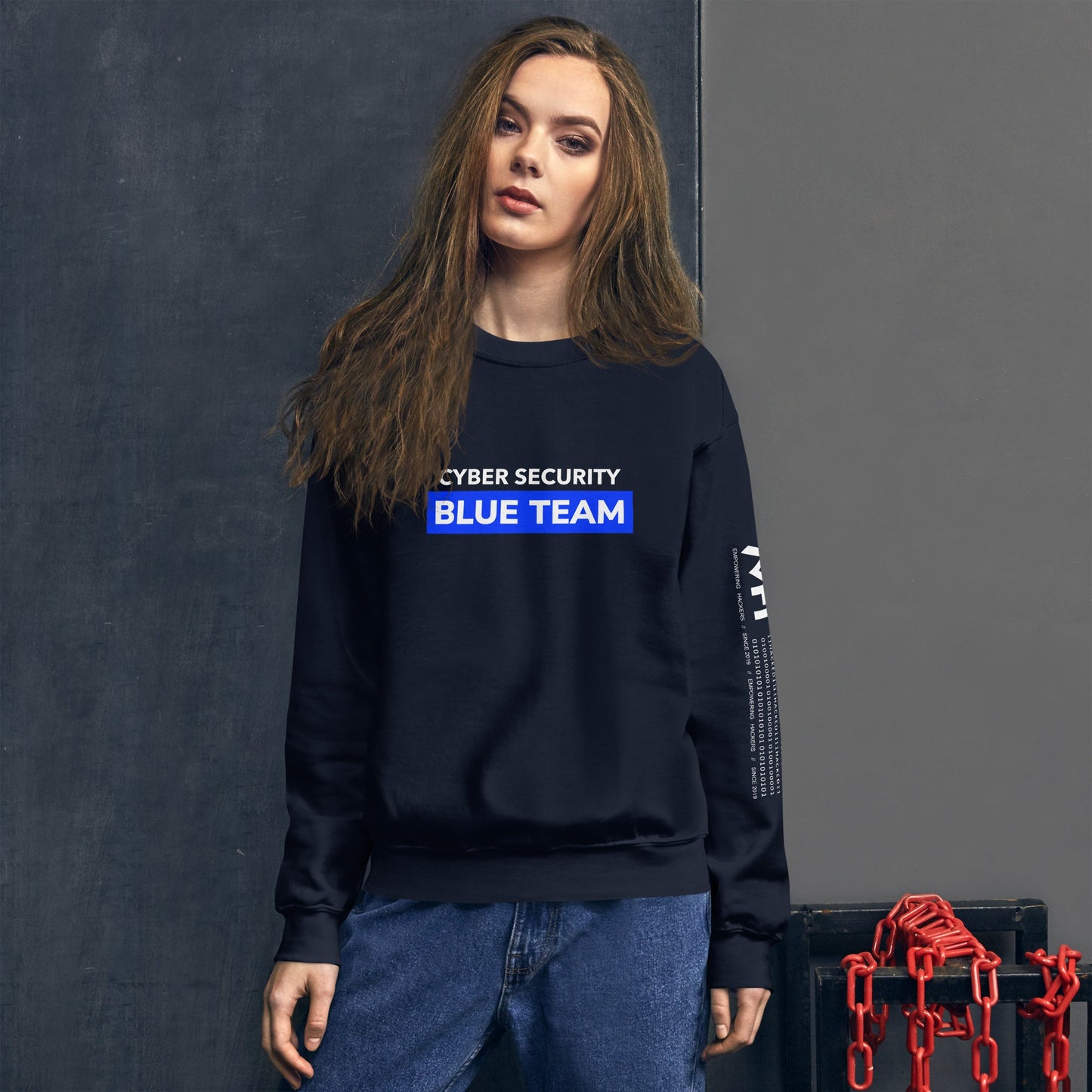 Cyber Security Blue Team V11 - Unisex Sweatshirt by DarkByteGear
