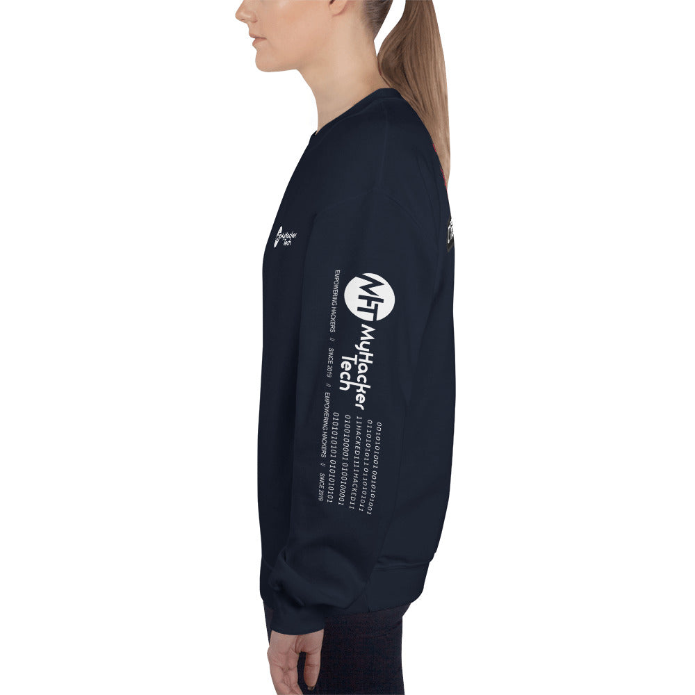 Cybersecurity Red Team v4 - Unisex Sweatshirt (all sides print) by DarkByteGear