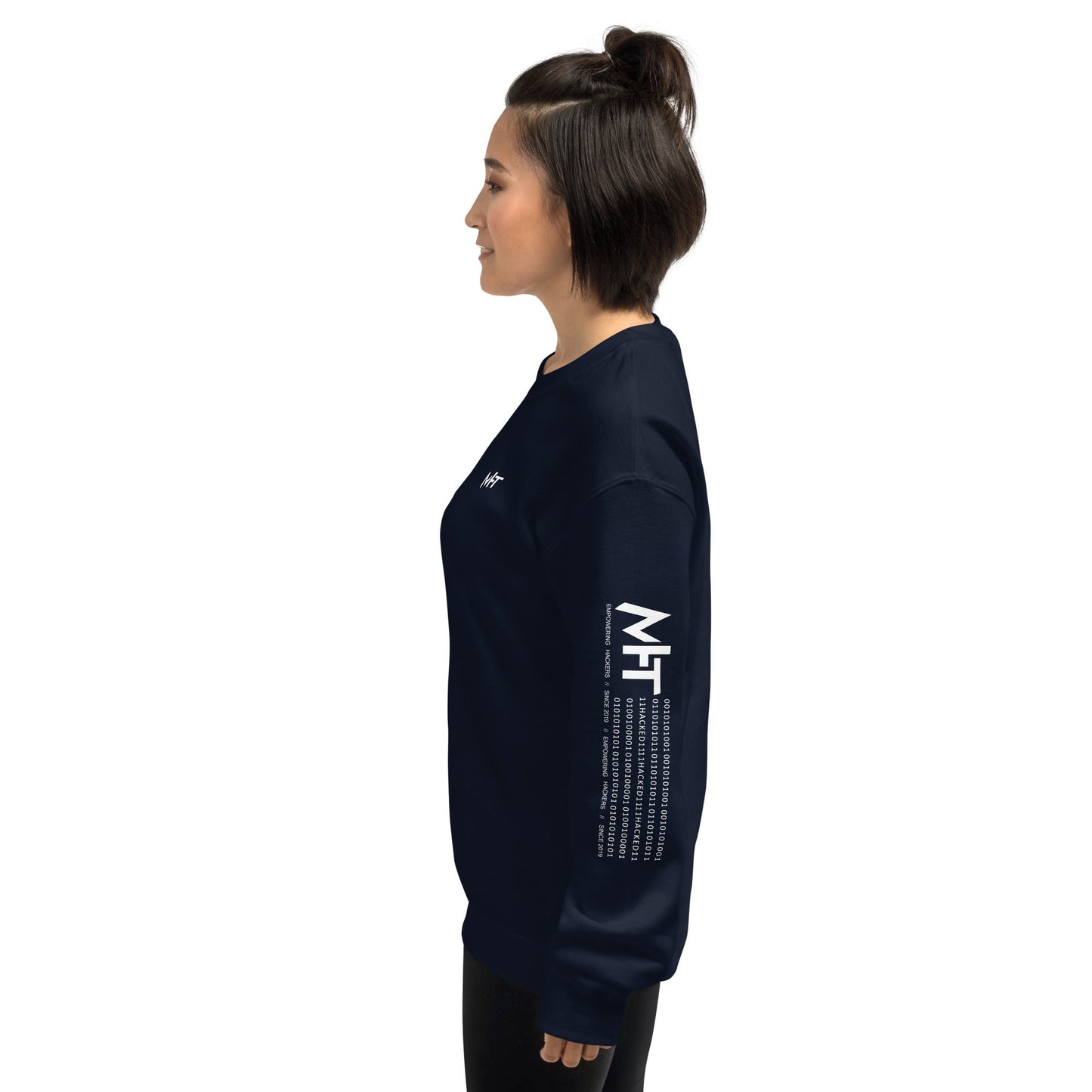 Cyber Security Blue Team V10 - Unisex Sweatshirt ( Back Print ) by DarkByteGear