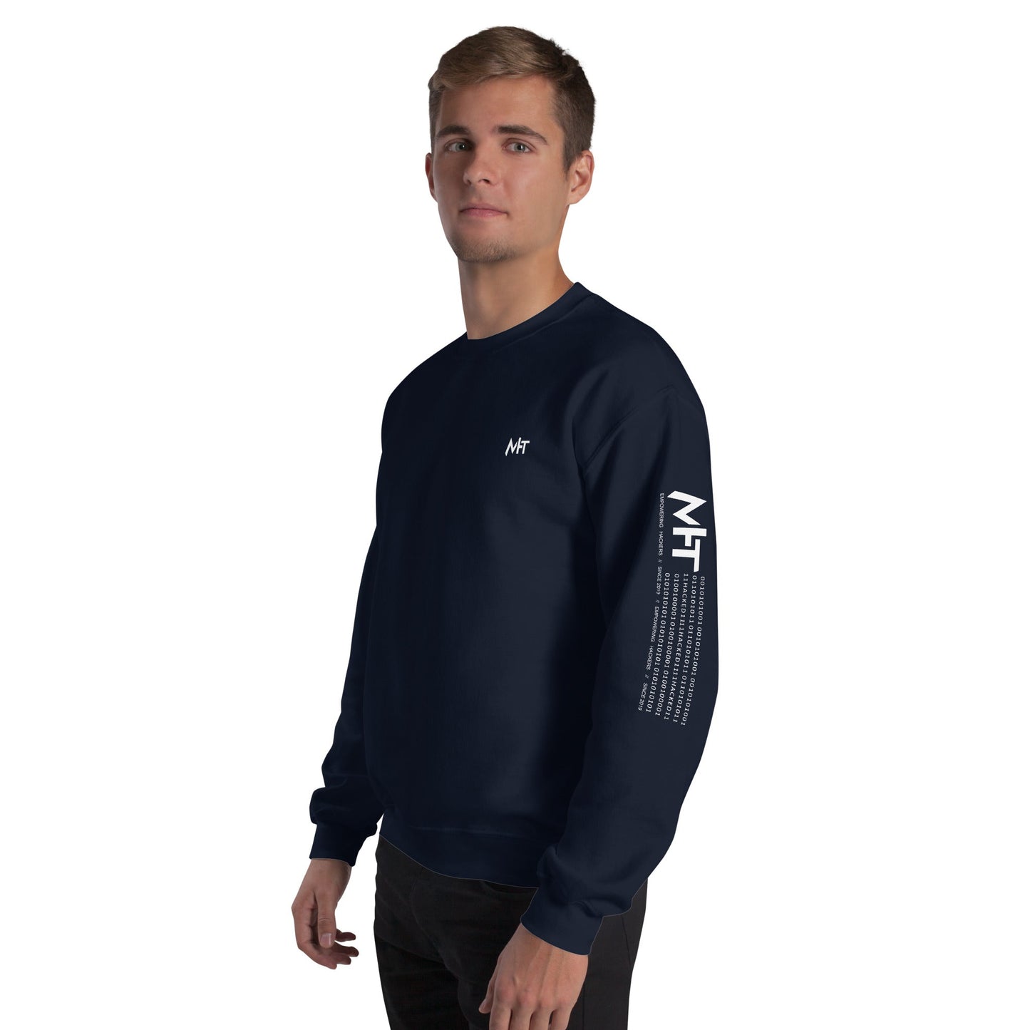 Cyber Security Blue Team V1 - Unisex Sweatshirt ( Back Print ) by DarkByteGear