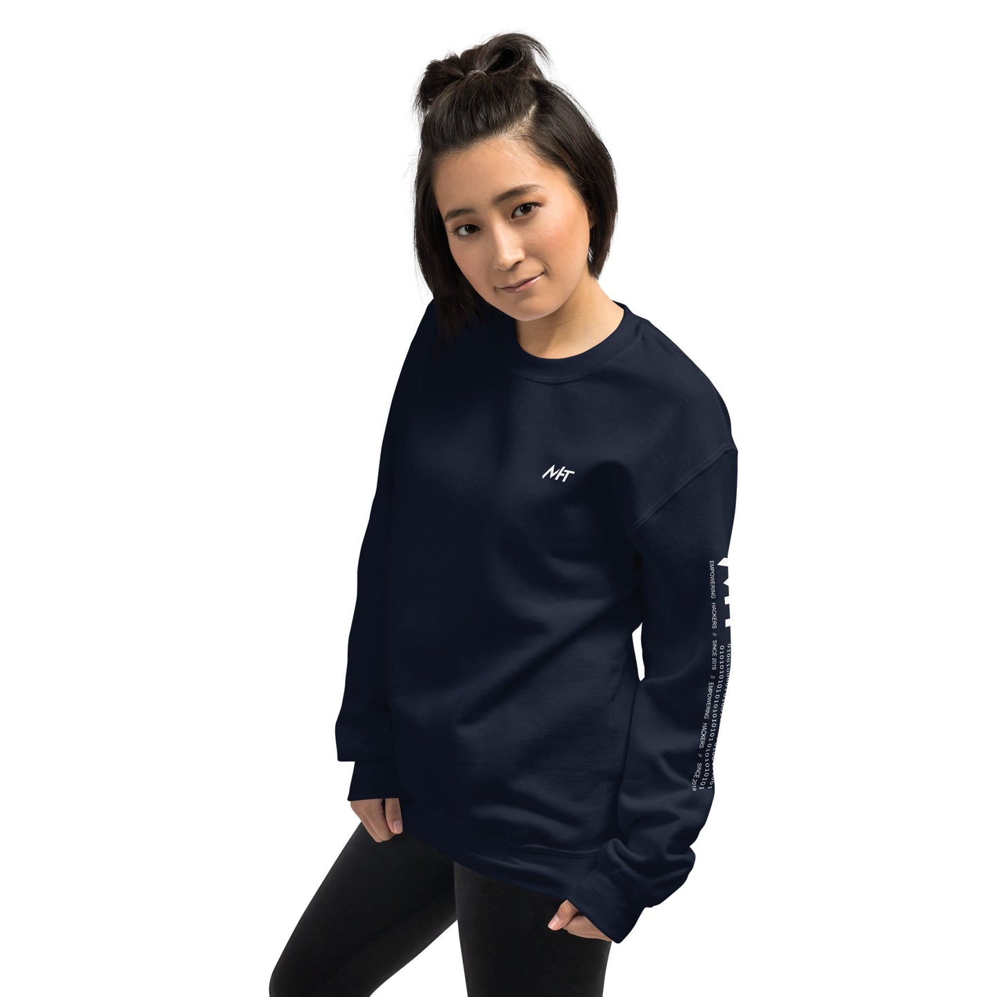 Cyber Security Blue Team V10 - Unisex Sweatshirt ( Back Print ) by DarkByteGear