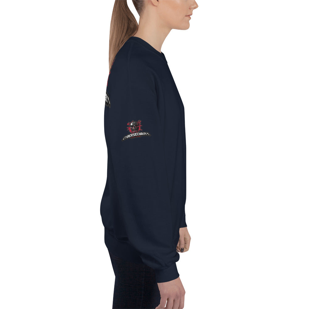 Cybersecurity Red Team v4 - Unisex Sweatshirt (all sides print) by DarkByteGear