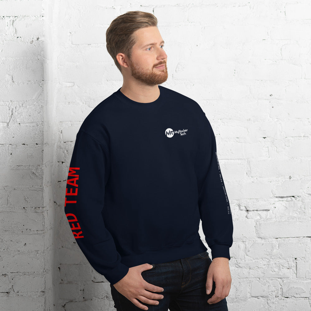 Cyber security red team - Unisex Sweatshirt (all sides print) by DarkByteGear