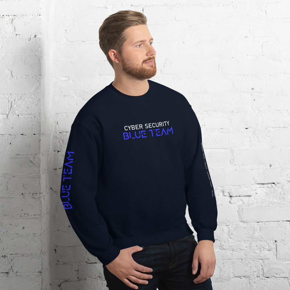 Cybersecurity Blue Team v4 - Unisex Sweatshirt by DarkByteGear