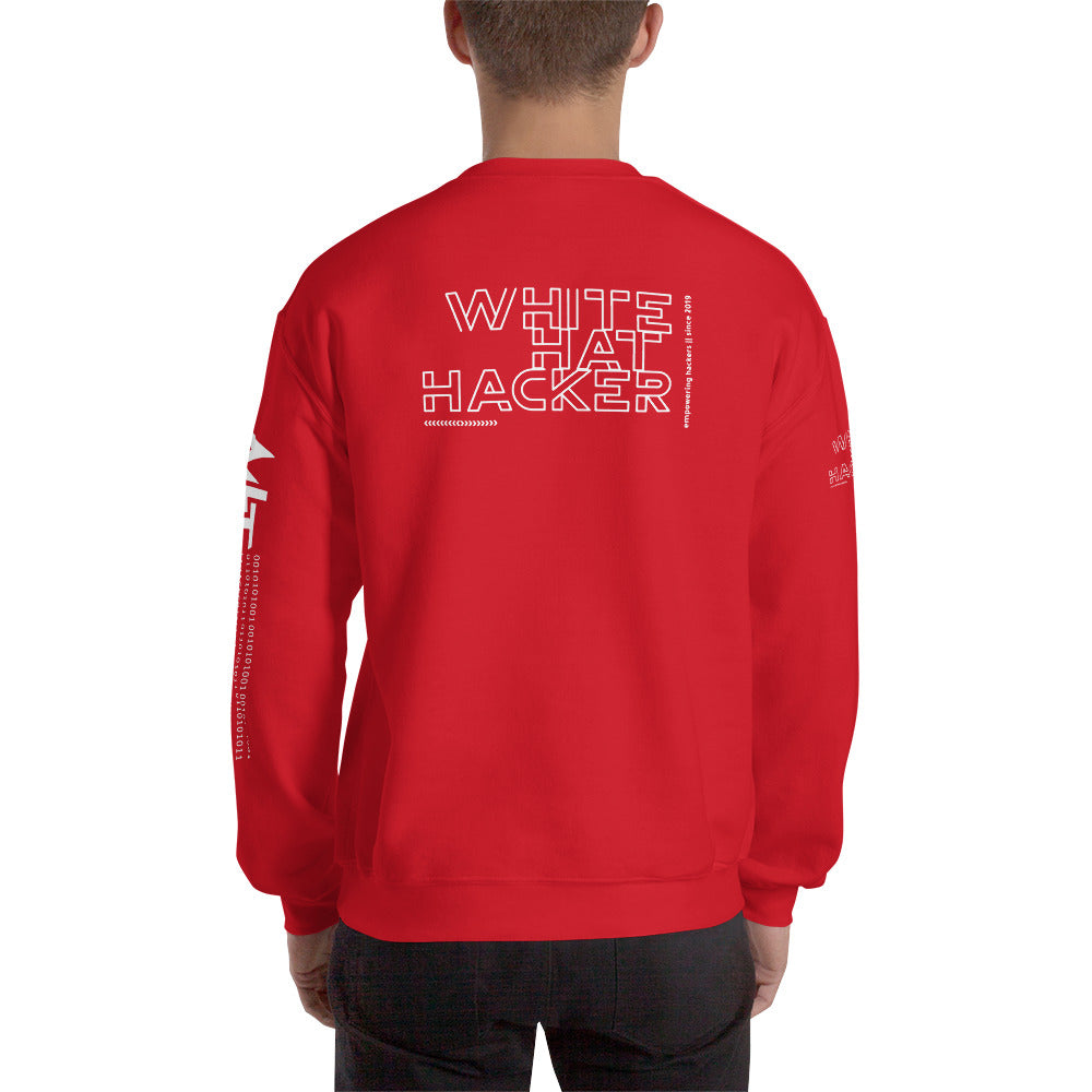 White Hat Hacker - Unisex Sweatshirt (all sides print) by DarkByteGear