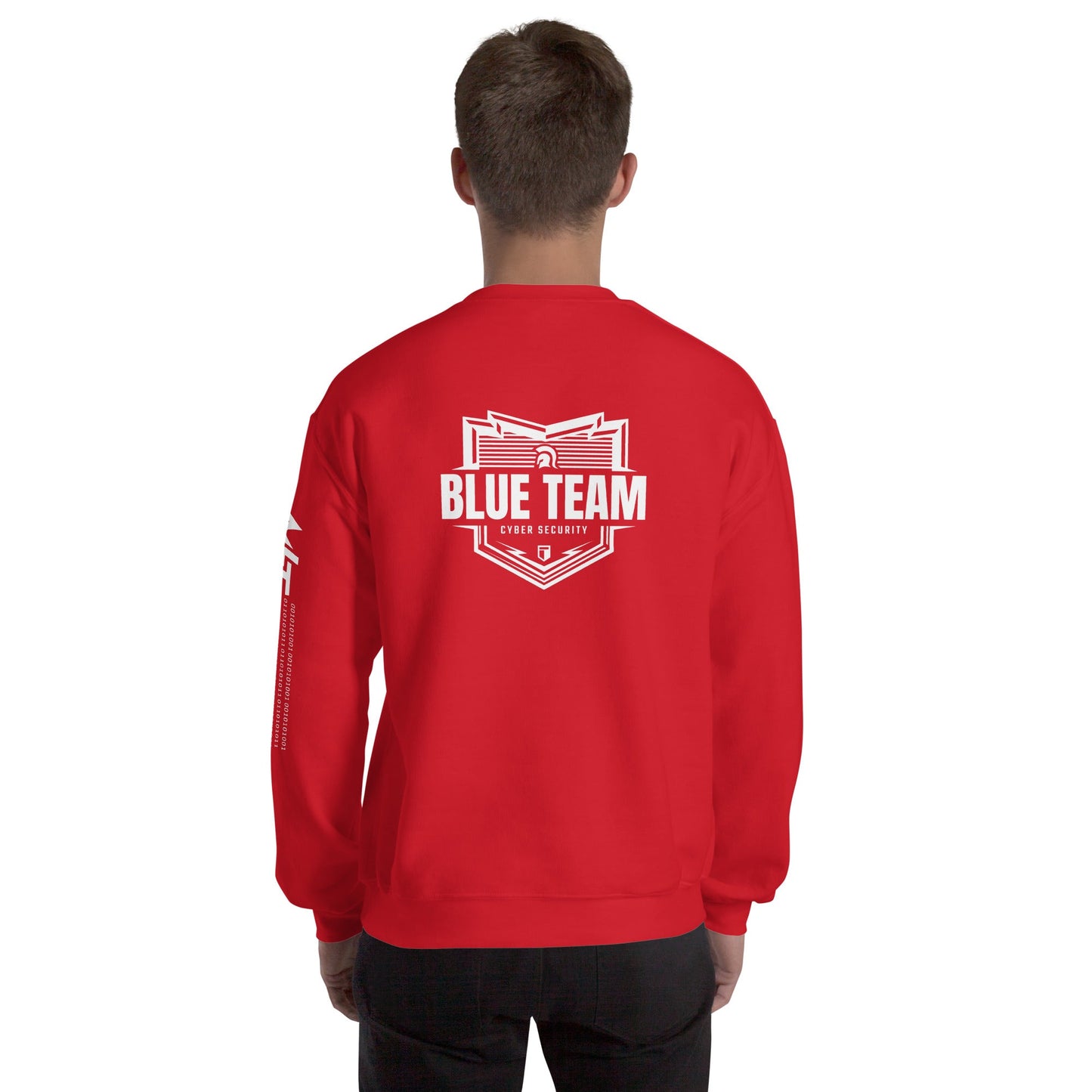Cyber Security Blue Team V1 - Unisex Sweatshirt ( Back Print ) by DarkByteGear
