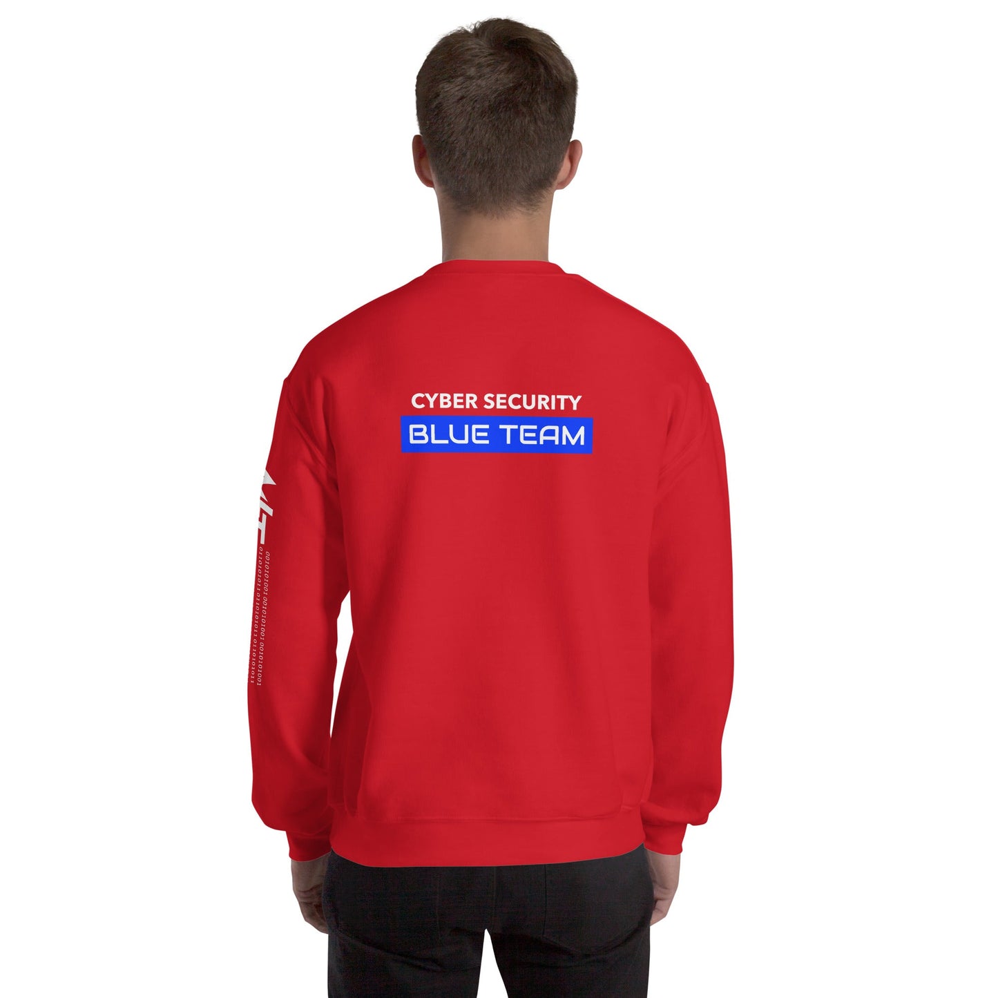 Cyber Security Blue Team V12 - Unisex Sweatshirt ( Back Print ) by DarkByteGear
