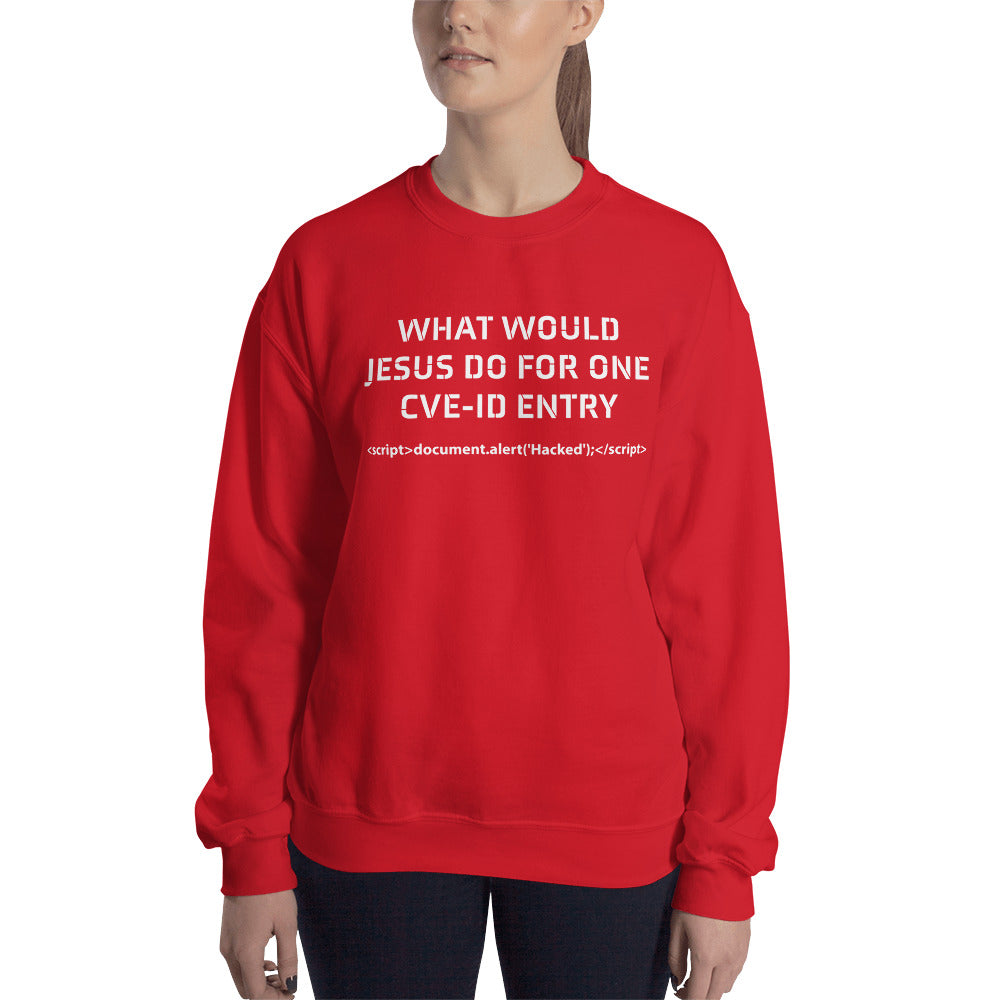 What would Jesus do for one CVE - Unisex Sweatshirt by DarkByteGear