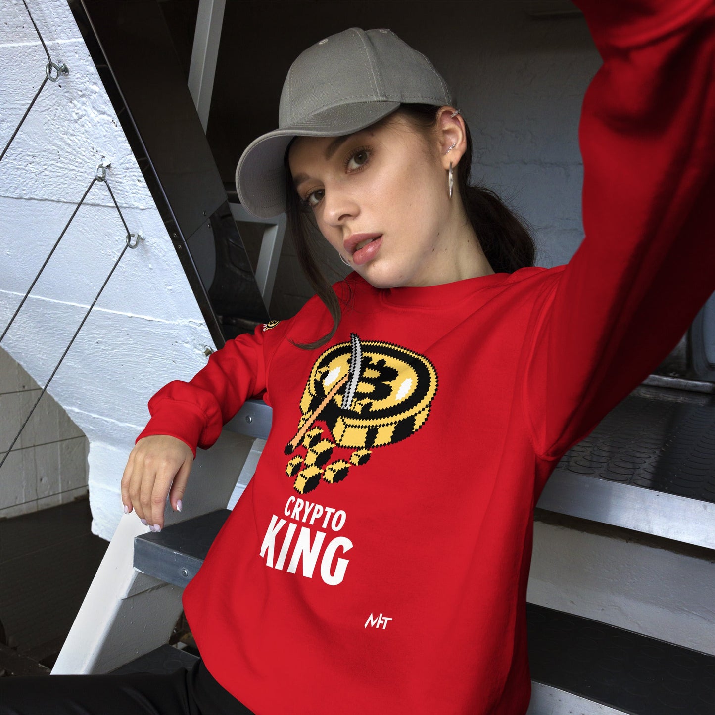 Crypto King - Unisex Sweatshirt by DarkByteGear