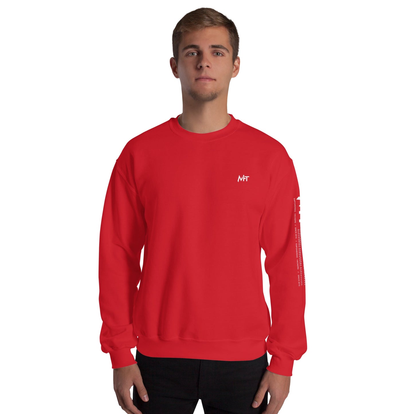 Cyber Security Blue Team V1 - Unisex Sweatshirt ( Back Print ) by DarkByteGear