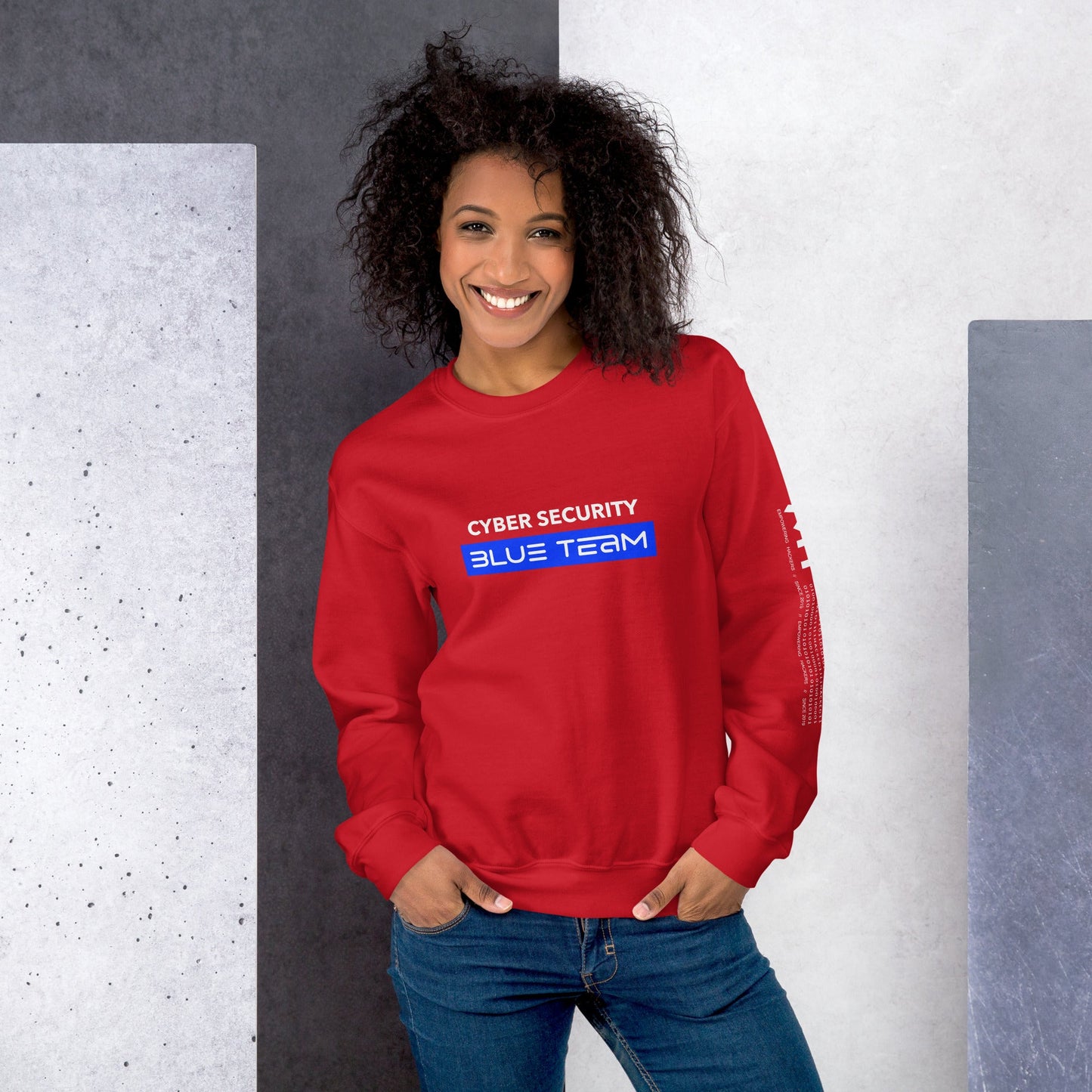 Cyber Security Blue Team V8 - Unisex Sweatshirt by DarkByteGear