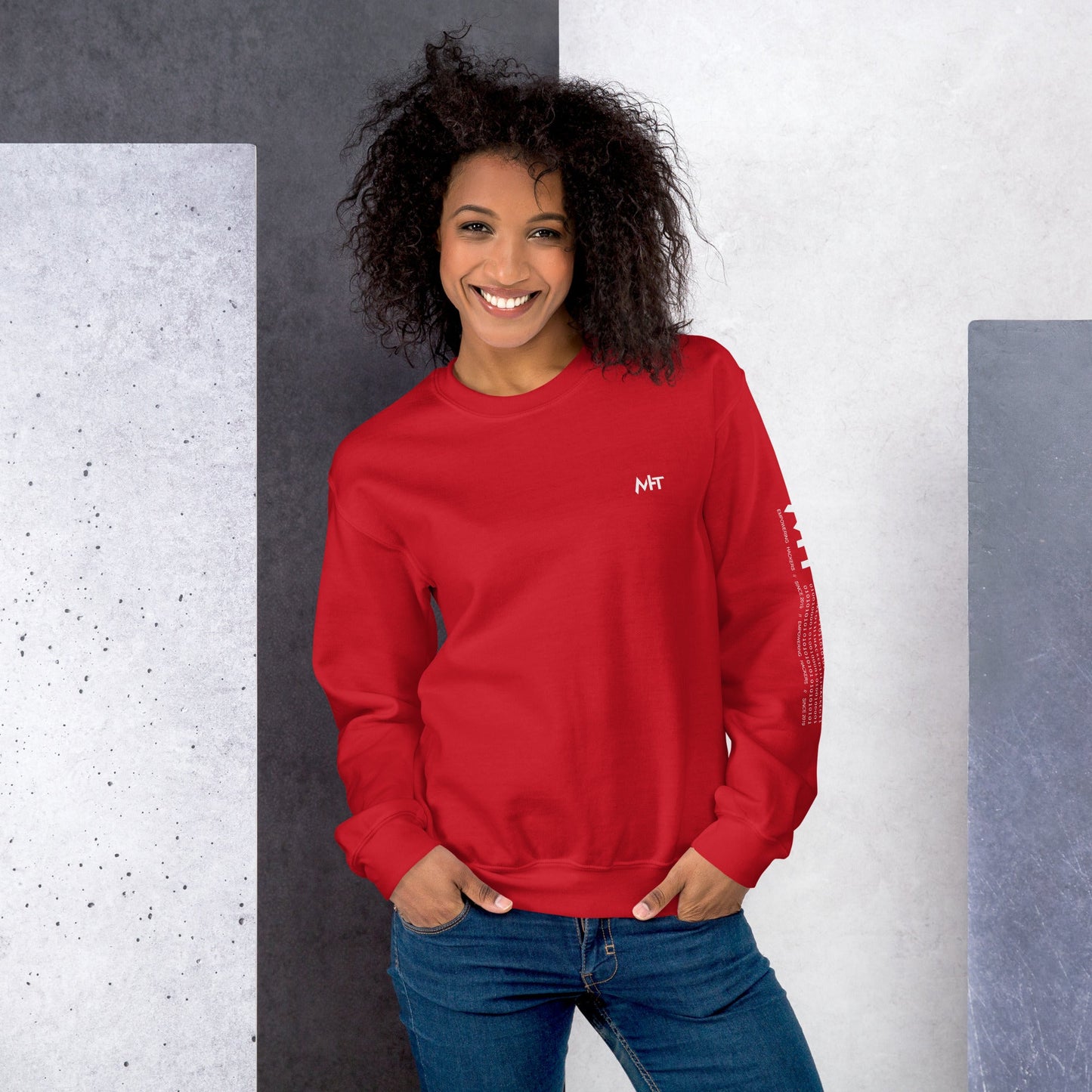 Cyber Security Blue Team V8 - Unisex Sweatshirt ( Back Print ) by DarkByteGear
