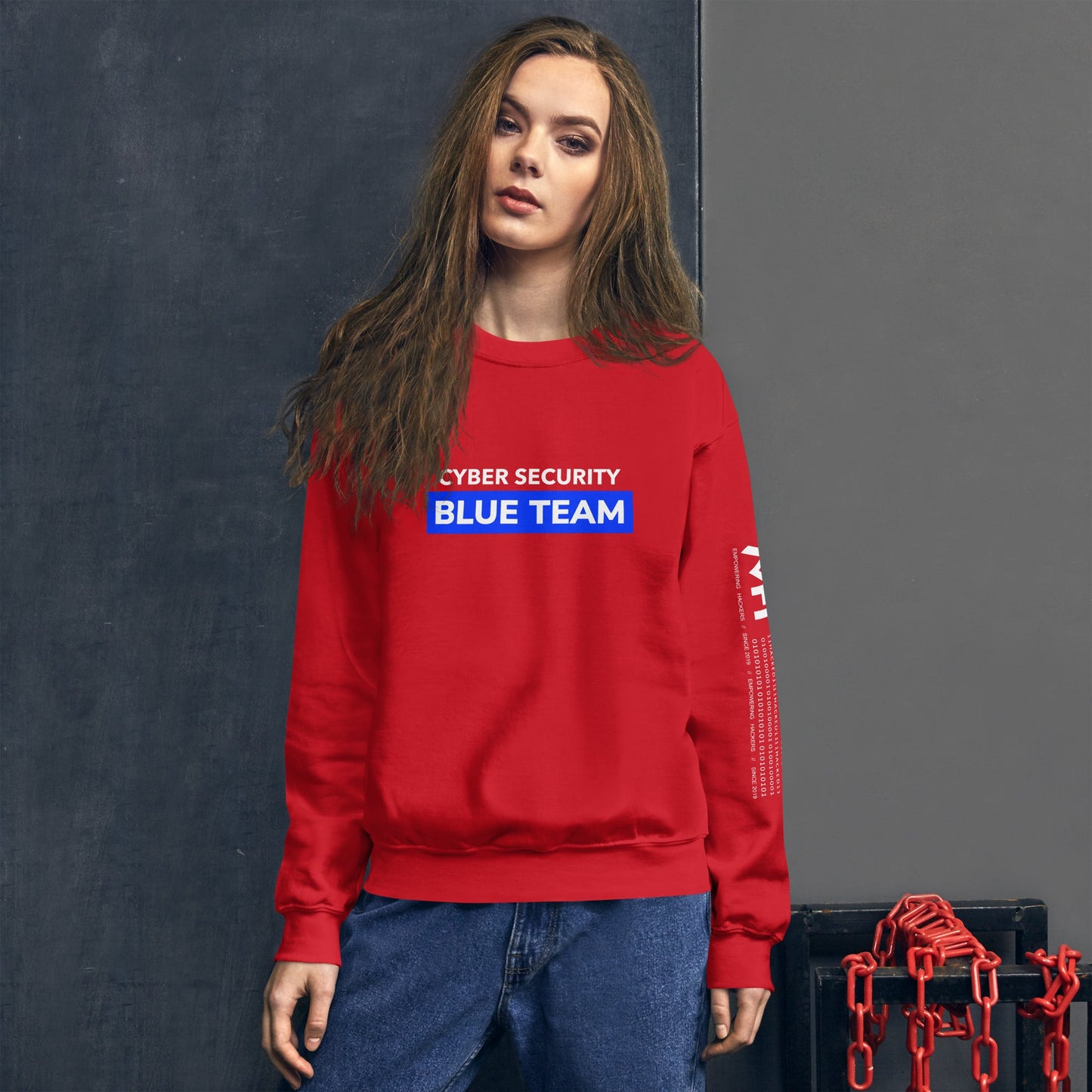 Cyber Security Blue Team V11 - Unisex Sweatshirt by DarkByteGear