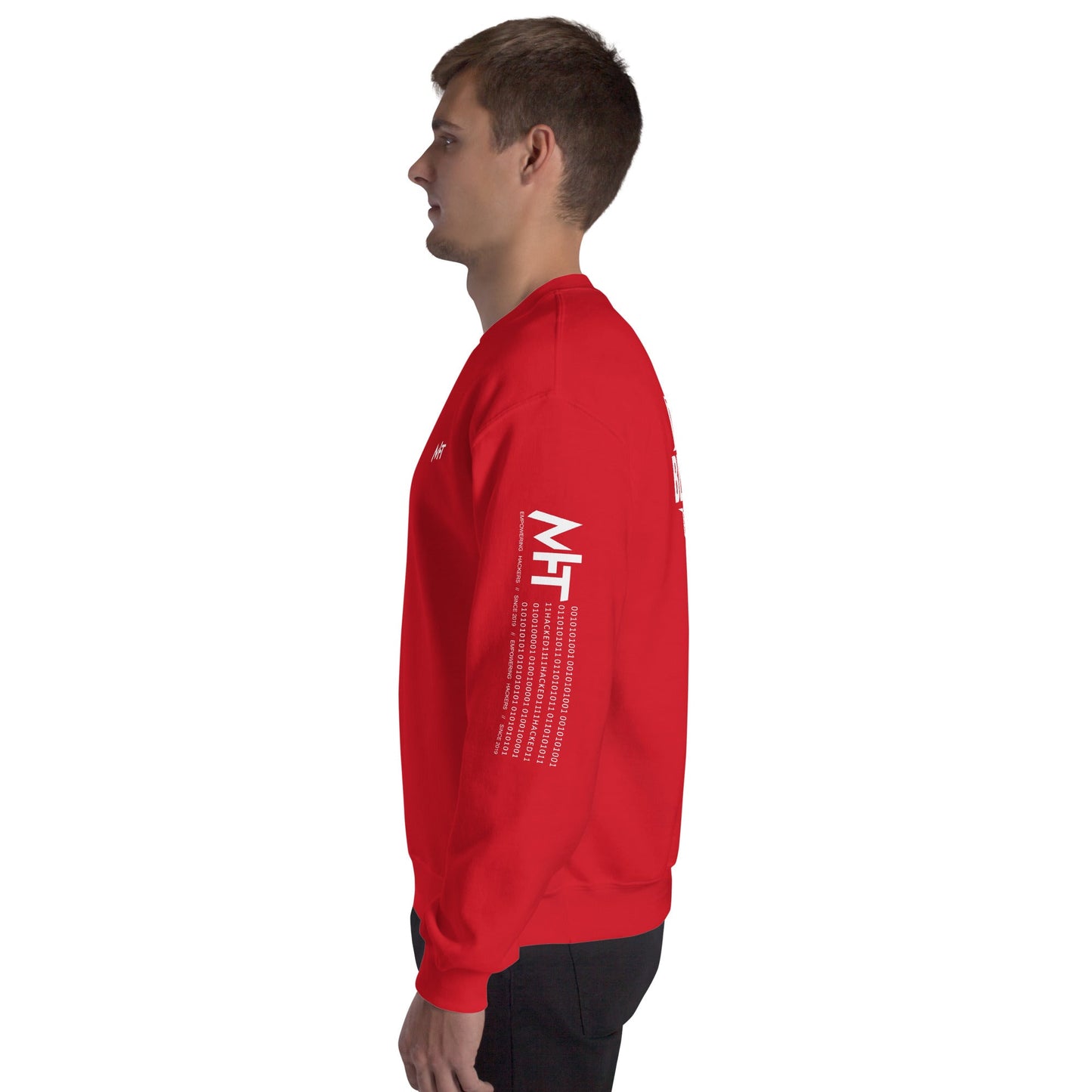 Cyber Security Blue Team V1 - Unisex Sweatshirt ( Back Print ) by DarkByteGear
