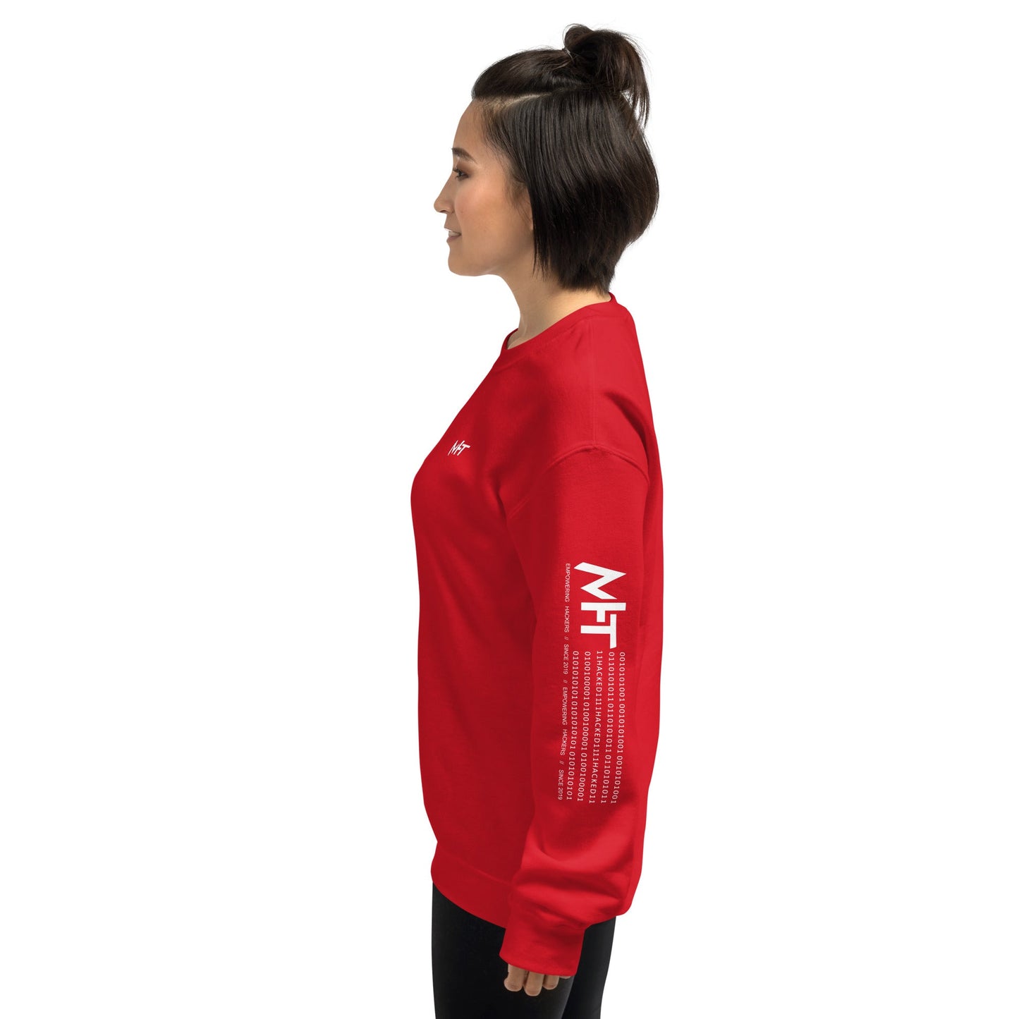 Cyber Security Blue Team V10 - Unisex Sweatshirt ( Back Print ) by DarkByteGear