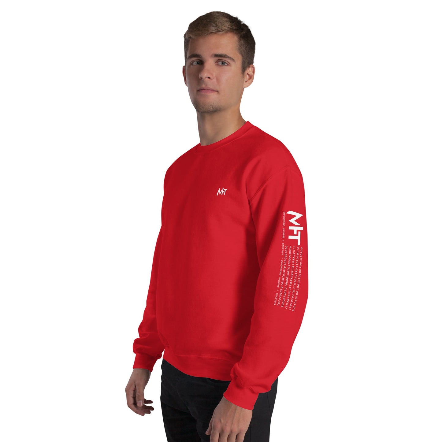 Cyber Security Blue Team V1 - Unisex Sweatshirt ( Back Print ) by DarkByteGear