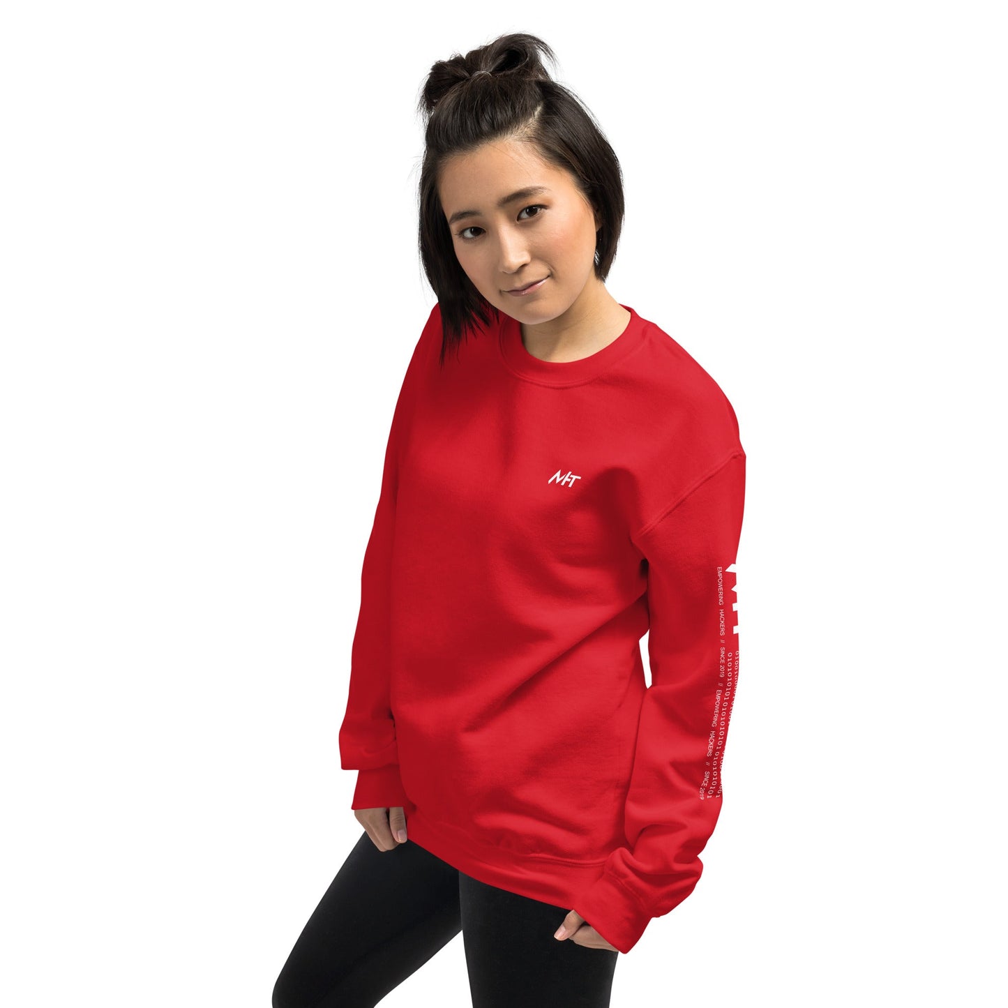 Cyber Security Blue Team V10 - Unisex Sweatshirt ( Back Print ) by DarkByteGear