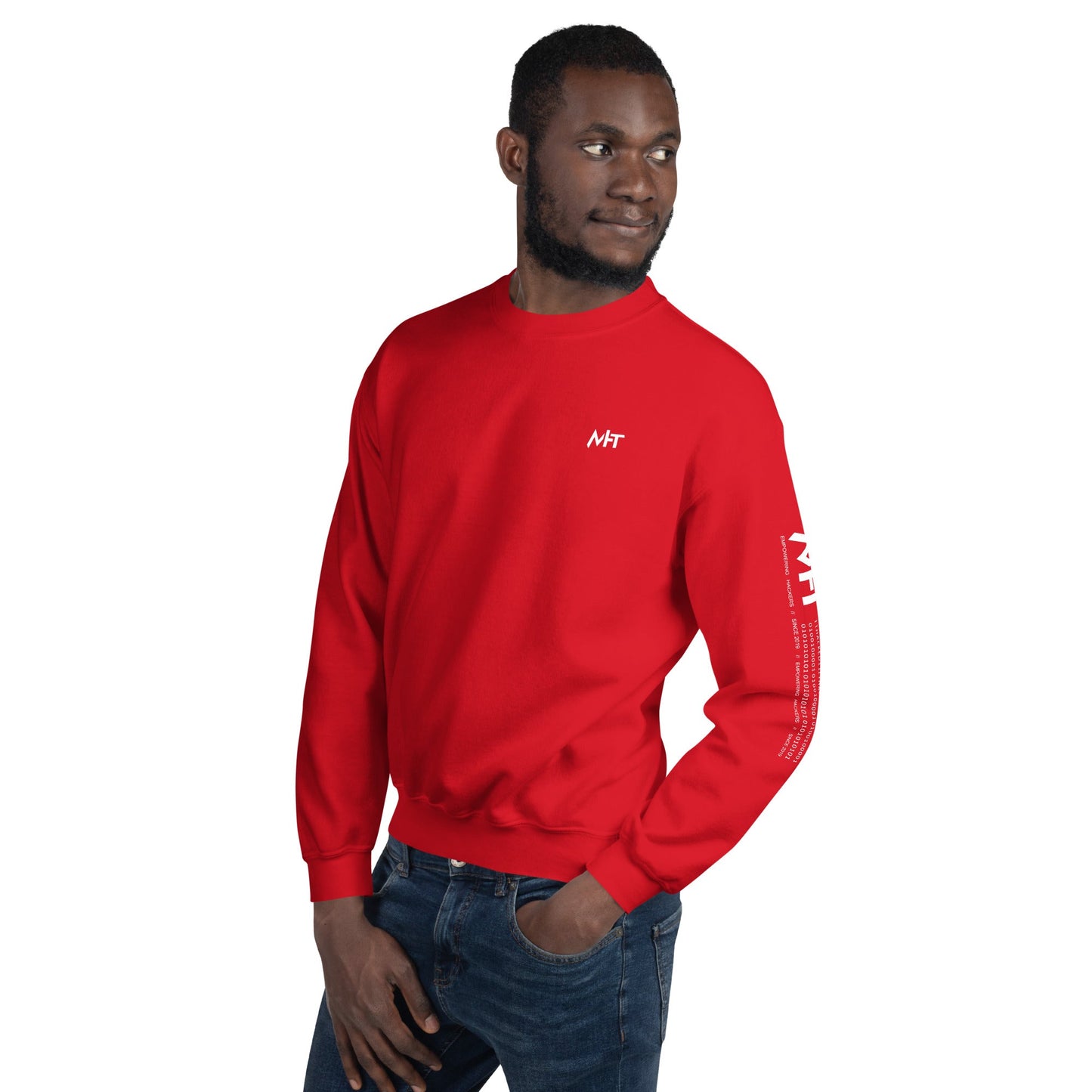 Cyber Security Blue Team V17 - Unisex Sweatshirt ( Back Print ) by DarkByteGear