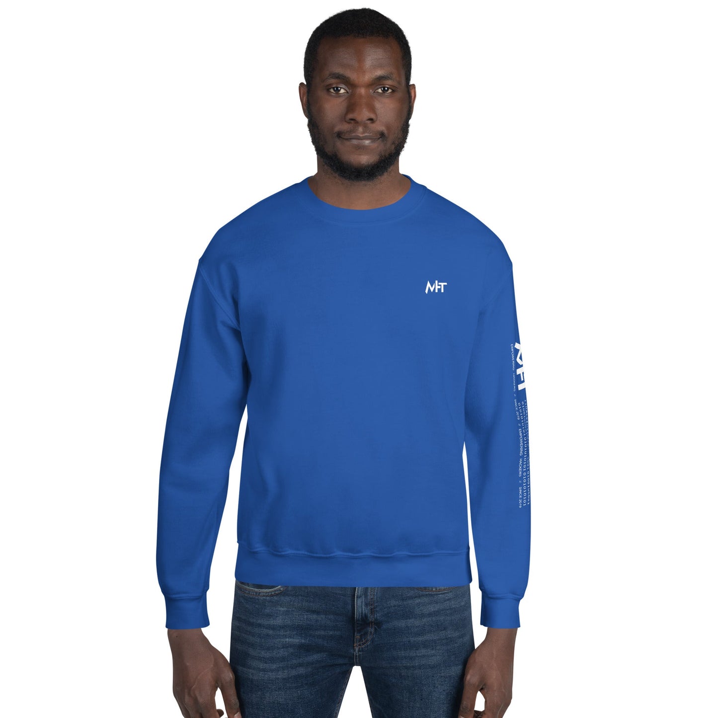 Cyber Security Blue Team V17 - Unisex Sweatshirt ( Back Print ) by DarkByteGear